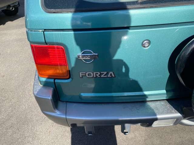 ラシーン フォルザ 4WD ETC 社外アルミ 4WD 車検整備付 4速オートマ 走行117000Km グリーンII オートエアコン 背面タイヤ ルーフレール(22枚目)