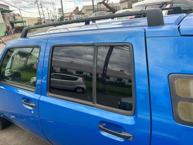 ラシーン フォルザ 背面タイヤ 4WD ルーフレール 車検整備付 4速オートマ 走行114000Km ブルー 修復歴無 ABS Wエアバッグ 整備付 ガソリン車(14枚目)