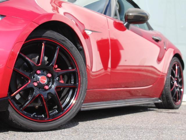 ロードスター Sスペシャルパッケージ BRIDEフルバケ・セミバケ OMPステアリング クスコLSD WORKエモーション17AW TEIN車高調・EDFC 柿本マフラー マツスピFリップ チャージスピードサイドエアロ カーボンボンネット(15枚目)