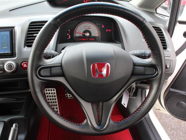 シビック タイプR HKS車高調 Grgoセキュリティ 純正18インチアルミ ブレンボキャリパー カロッツェリアナビ フルセグ バックカメラ ETC ユピテル前後ドラレコ(8枚目)