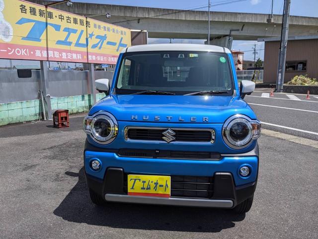 ハイブリッドX ブルー/ホワイトツートン LED ドラレコ 9インチ/純正全方位モニター/純正ナビ/フルセグTV/Bluetooth 衝突被害軽減ブレーキ シートヒーター スマートキー アイドリングストップ 純正AW 走行距離3,000km 禁煙車 修復歴無し(2枚目)