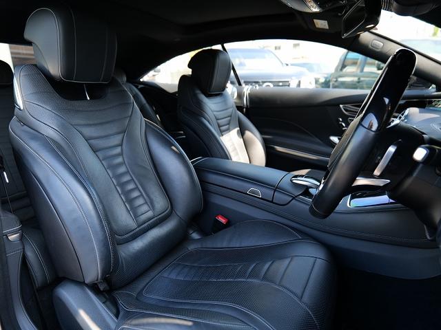 Sクラス S550 クーペ AMGライン 法人1オーナー パノラミックルーフ 黒革ベンチレーションシート マッサージシート Burmesterサウンドシステム 360°カメラ キーレスゴーハンズフリーアクセス HUD 整備記録有り(16枚目)