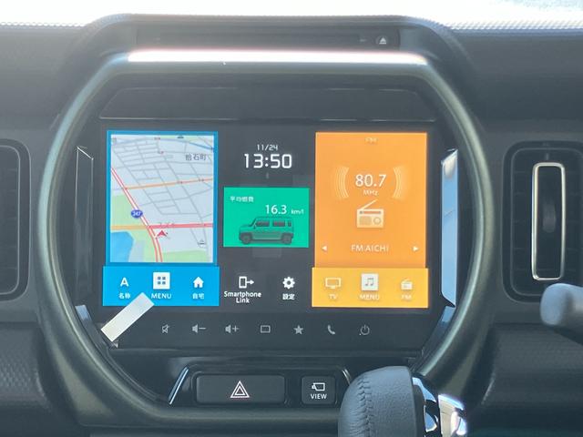 ハスラー タフワイルドターボ　３型　ターボ　デュアルカメラブレーキサポート　全方位モニター付メモリーナビゲーション　スズキコネクト対応通信機装着（4枚目）