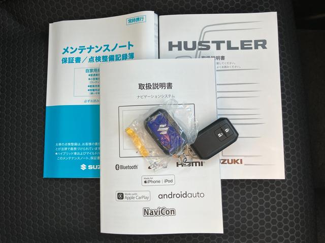 ハスラー タフワイルドターボ　３型　ターボ　デュアルカメラブレーキサポート　全方位モニター付メモリーナビゲーション　スズキコネクト対応通信機装着（48枚目）