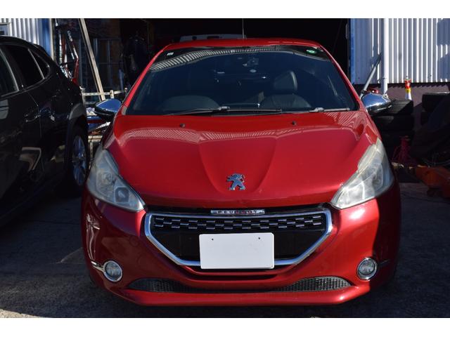 208 GTi 6速ミッション HID 社外足回り 社外マフラー フルセグTV SDナビ ETC ハーフレザーバケットシート ドライブレコーダー キーレス 車検令和8年10月まで(2枚目)