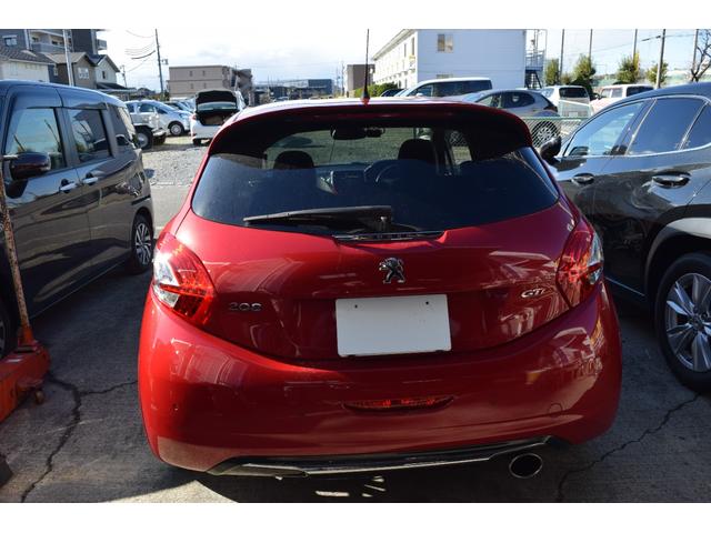 208 GTi 6速ミッション HID 社外足回り 社外マフラー フルセグTV SDナビ ETC ハーフレザーバケットシート ドライブレコーダー キーレス 車検令和8年10月まで(19枚目)