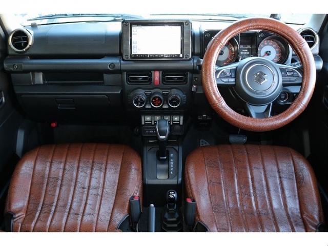 ジムニーシエラ ＪＣ　ジムニ―　シエラ　グリーン　純正　ホイール　ルーフ　キャリア　ブラウンシート　カバー　Ｂｌｕｅｔｏｏｔｈ対応　４ＷＤ　デュアルセンサーブレーキサポート　前後ドラレコ　ＪＣグレード　ジャングル　グリーン（2枚目）
