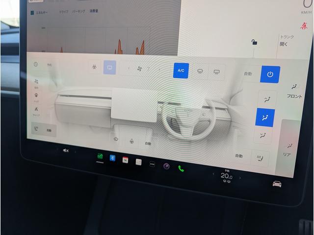 モデルＹ パフォーマンス　ＯＰ２１インチブラックアルミ　レッドキャリパー　ガラスルーフ＆ルーフサンシェード　オートパイロット　サモン　オートステアリング　フルセルフドライビング　４ＷＤ　社外フロントスポイラ（16枚目）