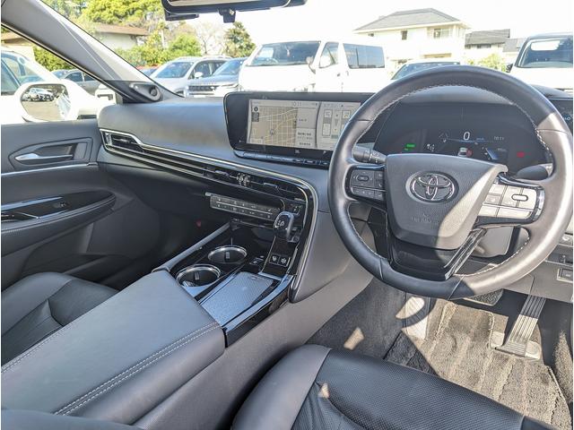 MIRAI Z 前後ドラレコ 車検9年11月まで セーフティセンス デジタルインナーミラー ブラック革シート JBLプレミアムサウンド パノラミックモニター フルセグTV アダプティブ2眼LEDヘッド(8枚目)