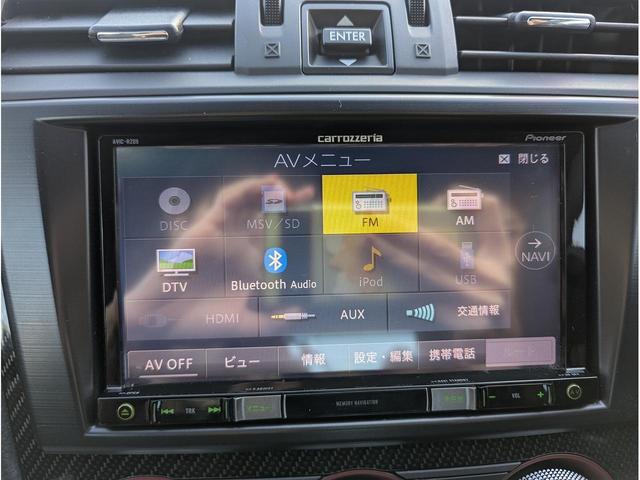 フルセグＴＶ視聴可能。オーディオ選択メニュー