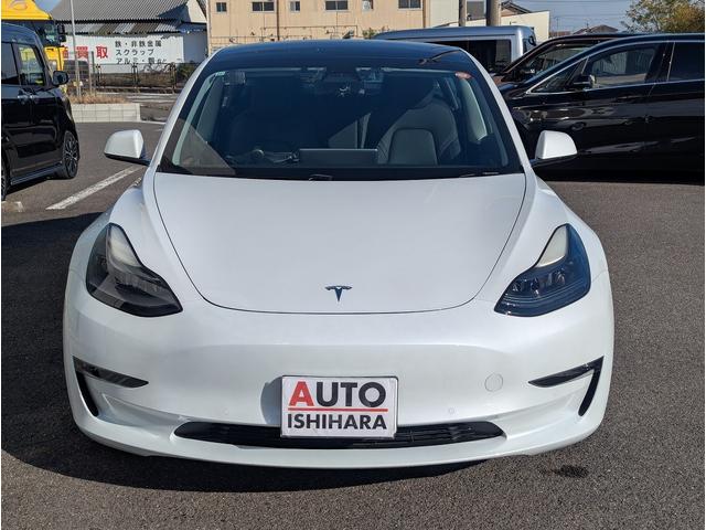 モデル3 ロングレンジ AWD デュアルモーター ワンオーナー車 2021年モデル パノラマガラスルーフ ヨークステアリング 社外デジタルインナーミラー BOXIV無線充電ホルダー ユピテルレーダー オートパイロット(3枚目)