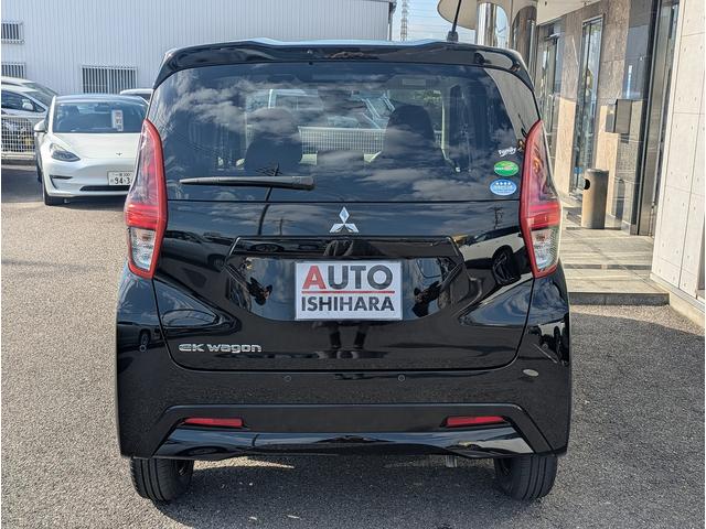 ｅＫワゴン Ｍ　ｅ－アシスト　衝突被害軽減ブレーキ　社外フルセグナビ　社外ＬＥＤバルブ　車線逸脱警報　踏み間違い防止アシスト　シートヒーター（4枚目）