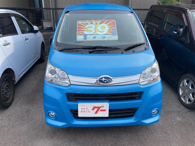 ステラ カスタムRS ターボ フルセグTVナビ DVD再生 CD録音機能 Bluetooth ETC オート格納 オートライト HID スマートキー アイドリングストップ 15アルミ CVT ABS(3枚目)