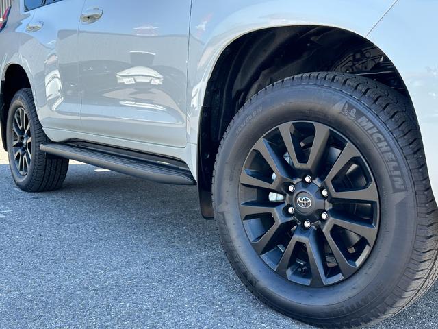 ランドクルーザープラド TX Lパッケージ マットブラックエディション 【特別仕様車!!メーカーナビ!!】パノラミックビューモニター! サンルーフ ルーフレール 9インチディスプレイオーディオ 7人乗り ブラインドスポットモニター 寒冷地仕様 ルーフレール ベージュ内装!(22枚目)