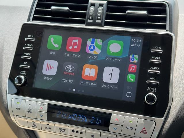 ランドクルーザープラド TX Lパッケージ マットブラックエディション 【特別仕様車!!メーカーナビ!!】パノラミックビューモニター! サンルーフ ルーフレール 9インチディスプレイオーディオ 7人乗り ブラインドスポットモニター 寒冷地仕様 ルーフレール ベージュ内装!(65枚目)
