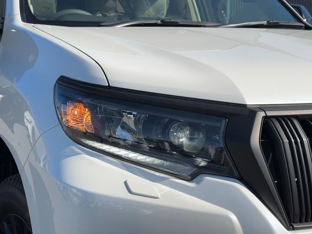 ランドクルーザープラド ＴＸ　Ｌパッケージ　マットブラックエディション　【特別仕様車！！メーカーナビ！！】パノラミックビューモニター！　サンルーフ　ルーフレール　９インチディスプレイオーディオ　７人乗り　ブラインドスポットモニター　寒冷地仕様　ルーフレール　ベージュ内装！（12枚目）