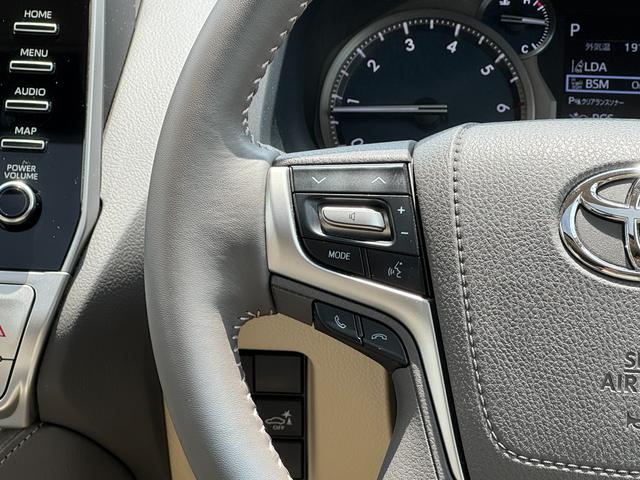ランドクルーザープラド ＴＸ　Ｌパッケージ　マットブラックエディション　【特別仕様車！！メーカーナビ！！】パノラミックビューモニター！　サンルーフ　ルーフレール　９インチディスプレイオーディオ　７人乗り　ブラインドスポットモニター　寒冷地仕様　ルーフレール　ベージュ内装！（43枚目）
