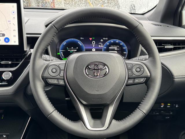 カローラクロス ハイブリッド Z 【モデリスタエアロ!!改モデル!!!】パノラミックビューモニター アドバンスドパーク ステアリングヒーター 置くだけ充電 ブラインドスポットモニター ETC2.0 10.5インチディスプレイオーディオ(46枚目)