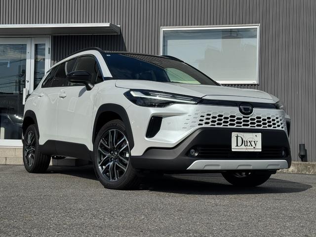 カローラクロス ハイブリッド Z 【パノラミックビューモニター!!パノラマルーフ!】ワイヤレス充電 アドバンスドパーク ハンドルヒーター AC100V パワーバッグドア 10.5インチディスプレイオーディオ ブラインドスポットモニター(9枚目)