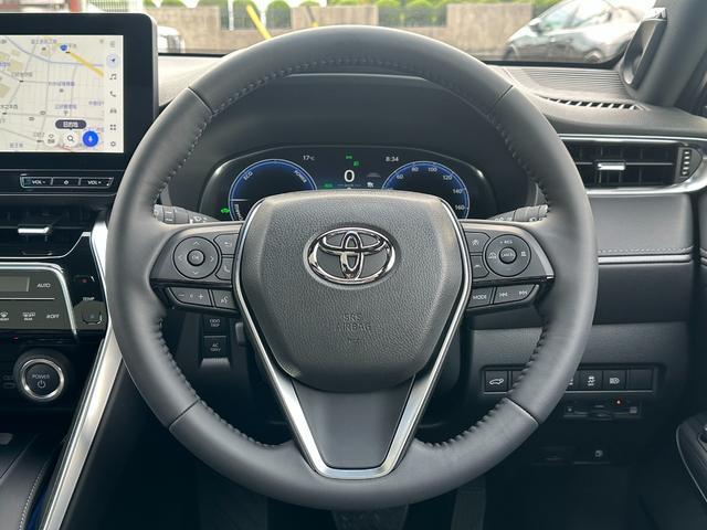 ハリアーハイブリッド Z レザーパッケージ・ナイトシェード 【特別仕様車!調光パノラマルーフ!!】ブラインドスポットモニター 12.3インチディスプレイオーディオ パノラミックビューモニター AC100V電源 パワーバッグドア JBLサウンドシステム Dミラー(45枚目)