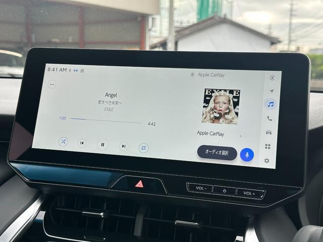 ハリアーハイブリッド Z レザーパッケージ・ナイトシェード 【特別仕様車!調光パノラマルーフ!!】ブラインドスポットモニター 12.3インチディスプレイオーディオ パノラミックビューモニター AC100V電源 パワーバッグドア JBLサウンドシステム Dミラー(61枚目)