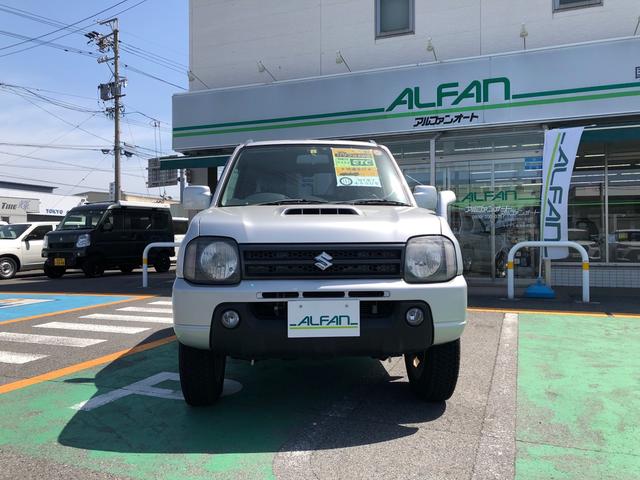 ジムニー ＸＣ　★ターボ　★４ＷＤ　★走行７７０００ｋｍ　フロア５ＭＴ　ＥＴＣ　キーレスエントリー　ダブルエアバック　ＡＢＳ　背面タイヤ　純正アルミ　電動格納ドアミラー　★車検整備付（2枚目）