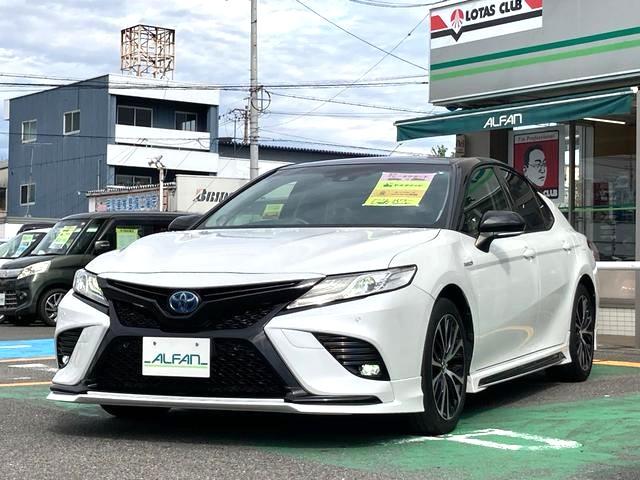 カムリ ＷＳ　★衝突被害軽減システム　★走行７８０００ｋｍ　★ハイブリッド　★クルーズコントロール　★ナビ　★ＥＴＣ　★スマートキー　★バックカメラ　★ＬＥＤヘッドライト　★パワーシート　★電動パーキング（3枚目）