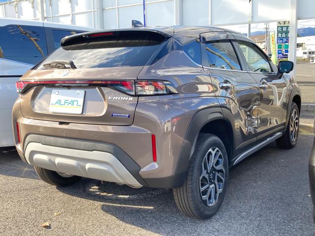 フロンクス ベースグレード ★衝突被害軽減システム ハイブリッド 4WD ドライブレコーダー クルーズコントロール 全方位カメラ ナビ ETC スマートキー HUD LEDヘッドライト シートヒーター ヒルディセントコントロール(6枚目)