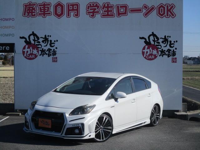 トヨタ プリウス Ｓ ＲＯＷＥＮフルエアロ ヴァレンティＬＥＤテール ＲＳ－Ｒダウンサスの中古車｜グーネット中古車