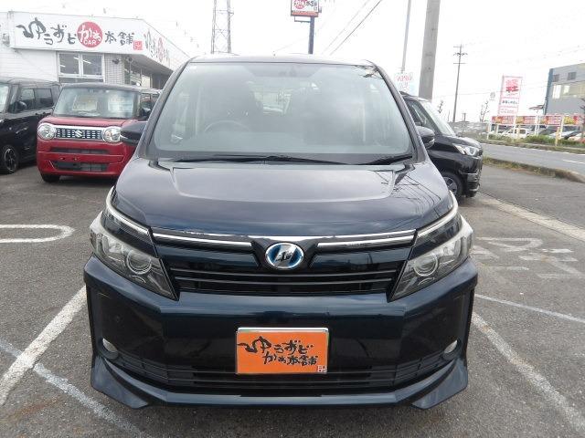 ヴォクシー ハイブリッドV クルーズコントロール コーナーセンサー パワースライドドア シートヒーター 純正SDナビ Bluetooth バックカメラ ETC リヤエアコン EV/ECO/PWRモード LEDオートヘッドライト(4枚目)