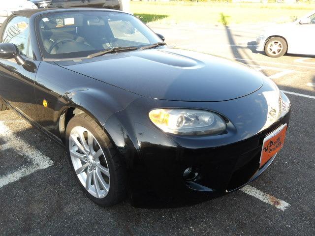 ロードスター RS 6MT GReddy2本出しマフラー ビルシュタイン車高調 ESPELIRダウンサス BOSEサウンドシステム ETC ステアリングリモコン フロアマット オープンルーフ 純正17インチアルミホイール(30枚目)