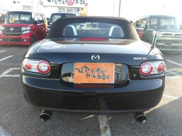 ロードスター RS 6MT GReddy2本出しマフラー ビルシュタイン車高調 ESPELIRダウンサス BOSEサウンドシステム ETC ステアリングリモコン フロアマット オープンルーフ 純正17インチアルミホイール(35枚目)