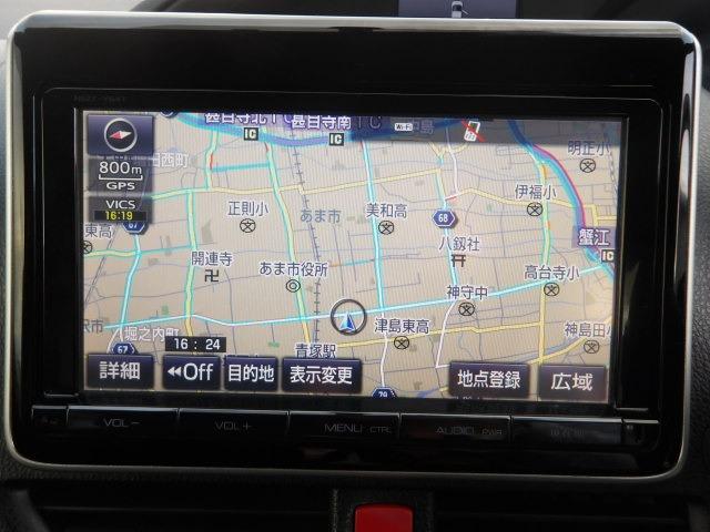 ヴォクシー V クルーズコントロール コーナーセンサー アイドリングストップ 両側パワースライドドア リヤモニター リヤエアコン 純正9インチSDナビ Bluetooth接続 フルセグテレビ バックカメラ ETC(12枚目)