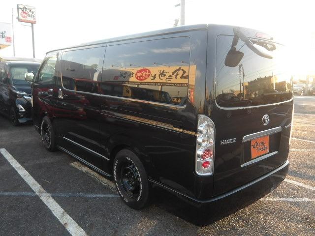 レジアスエースバン ロングスーパーGL アルパインフリップダウンモニター ベッドキット フルセグ対応ナビ バックカメラ ETC ウッドコンビステア 左右リアイージークローザー LEDオートヘッドライト 黒革調シートカバー ディーゼルターボ(11枚目)