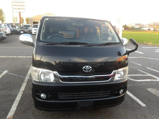 レジアスエースバン ロングスーパーGL アルパインフリップダウンモニター ベッドキット フルセグ対応ナビ バックカメラ ETC ウッドコンビステア 左右リアイージークローザー LEDオートヘッドライト 黒革調シートカバー ディーゼルターボ(35枚目)