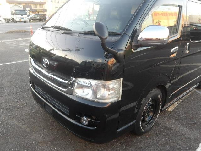 レジアスエースバン ロングスーパーGL アルパインフリップダウンモニター ベッドキット フルセグ対応ナビ バックカメラ ETC ウッドコンビステア 左右リアイージークローザー LEDオートヘッドライト 黒革調シートカバー ディーゼルターボ(37枚目)