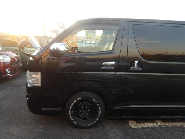 レジアスエースバン ロングスーパーGL アルパインフリップダウンモニター ベッドキット フルセグ対応ナビ バックカメラ ETC ウッドコンビステア 左右リアイージークローザー LEDオートヘッドライト 黒革調シートカバー ディーゼルターボ(47枚目)