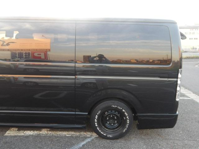 レジアスエースバン ロングスーパーGL アルパインフリップダウンモニター ベッドキット フルセグ対応ナビ バックカメラ ETC ウッドコンビステア 左右リアイージークローザー LEDオートヘッドライト 黒革調シートカバー ディーゼルターボ(49枚目)