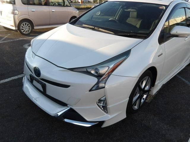 プリウス S フルエアロ 電動サンルーフ ブルートゥース対応9インチフルセグナビ ツーリング専用アルミホイール クルーズコントロール バックカメラ 衝突軽減ブレーキ ステアリモコン オートハイビーム ETC(37枚目)