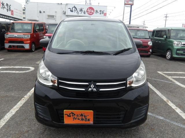 ｅＫワゴン Ｅ　シートヒーター　ＥＴＣ　ＫＥＮＷＯＯＤメモリーナビ　Ｂｌｕｅｔｏｏｔｈ接続　フルセグテレビ　オートリトラーミラー　サイドバイザー　アームレスト　ハロゲンヘッドライト　ヘッドライトへべライザー（4枚目）