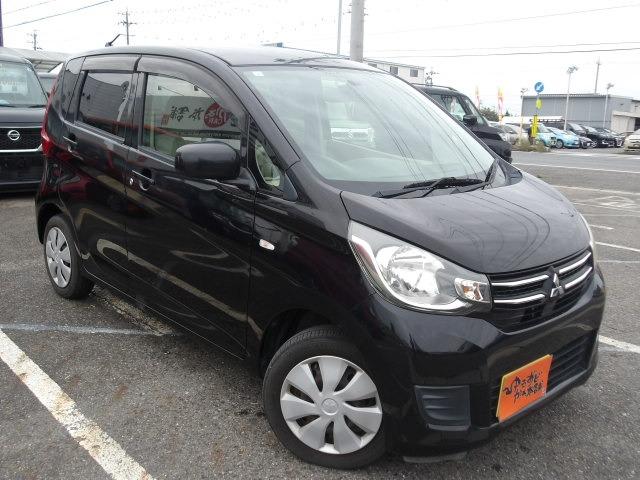 ｅＫワゴン Ｅ　シートヒーター　ＥＴＣ　ＫＥＮＷＯＯＤメモリーナビ　Ｂｌｕｅｔｏｏｔｈ接続　フルセグテレビ　オートリトラーミラー　サイドバイザー　アームレスト　ハロゲンヘッドライト　ヘッドライトへべライザー（8枚目）