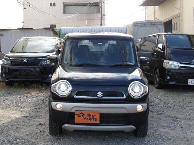 ハスラー Ｘターボ　ブルートゥース対応フルセグナビ　シートヒーター　衝突軽減ブレーキ　アイドリングストップ　ドライブレコーダー　ＨＩＤオートヘッドライト　ＥＴＣ　スマートキー　ステアリモコン　レーンアラート（4枚目）