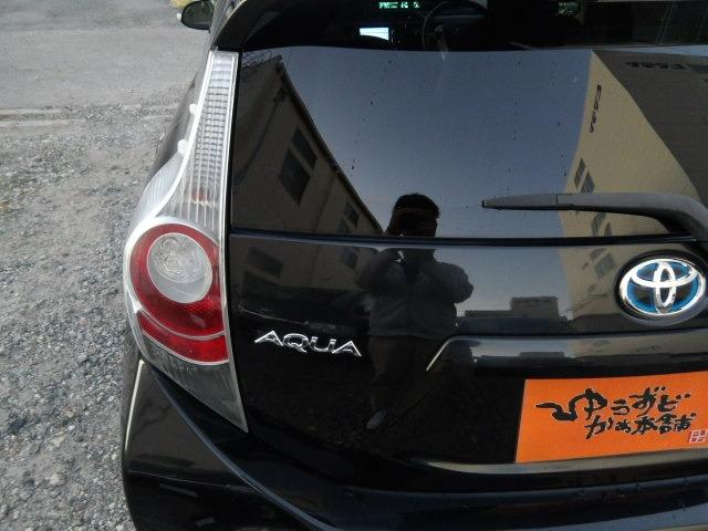 アクア Ｇ　純正フルセグナビ　ブルートゥース対応　ワンオーナー　バックカメラ　ＥＴＣ　ステアリングリモコン　スマートキー　プッシュスタート　オートエアコン　ウィンカーミラー　社外１５インチアルミホイール（29枚目）