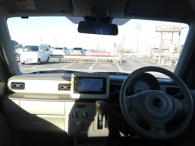 アルトラパン L ブルートゥース対応ワンセグナビ バックカメラ シートヒーター コーナーセンサー 衝突軽減ブレーキ アイドリングストップ スマートキー サイドバイザー ベンチシート スマートキー プッシュスタート(17枚目)