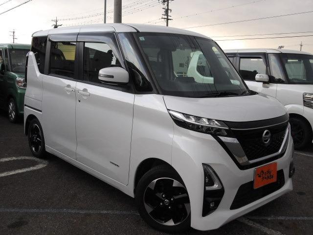 ルークス ハイウェイスター　Ｘ　両側パワースライドドア　衝突軽減ブレーキ　アイドリングストップ　リヤコーナーセンサー　アラウンドビューモニター　純正９インチＳＤナビ　Ｂｌｕｅｔｏｏｔｈ接続　フルセグテレビ　ドライブレコーダ　ＥＴＣ（8枚目）