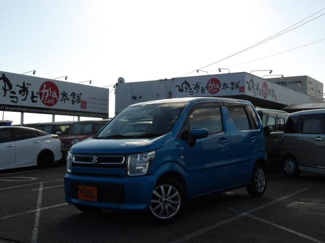 ワゴンR ハイブリッドFX 運転席シートヒーター アイドリングストップ ESC ハロゲンヘッドライト 社外14インチアルミホイール オートエアコン フロアマット サイドバイザー 電動格納ミラー カーオーディオ(9枚目)