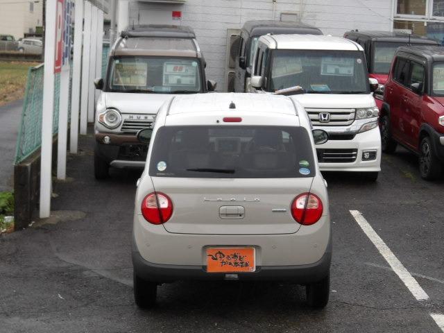 アルトラパン モード　ブルートゥース対応地デジナビ　シートヒーター　衝突軽減ブレーキ　アイドリングストップ　コーナーセンサー　ドライブレコーダー　ＥＴＣ　ステアリモコン　フロアマット　サイドバイザ　ＨＩＤオートヘッドライト（5枚目）