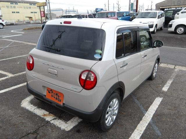 アルトラパン Ｘ　ブルートゥース対応地デジナビ　前席シートヒーター　衝突軽減ブレーキ　アラウンドビューモニター　クリアランスソナー　スマートキー×２　ＨＩＤオートヘッドライト　オートリトラミラー　サイドバイザー　ＥＳＣ（10枚目）