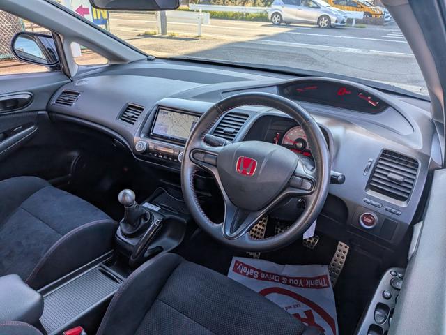 シビック タイプR 後期モデル 電動格納ミラー 社外ナビ 地デジTV バックカメラ ブレンボ 純正レカロシート ETC(28枚目)