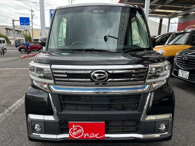 タント カスタムＲＳ　トップエディションＳＡＩＩＩ　純正ナビ　Ｂカメラ　ＴＶ　スマートアシストＩＩＩ　両側パワスラ　Ｓヒーター　ＬＥＤヘッド　スマートキーｘ２　ハーフレザー　ワンオーナー（2枚目）